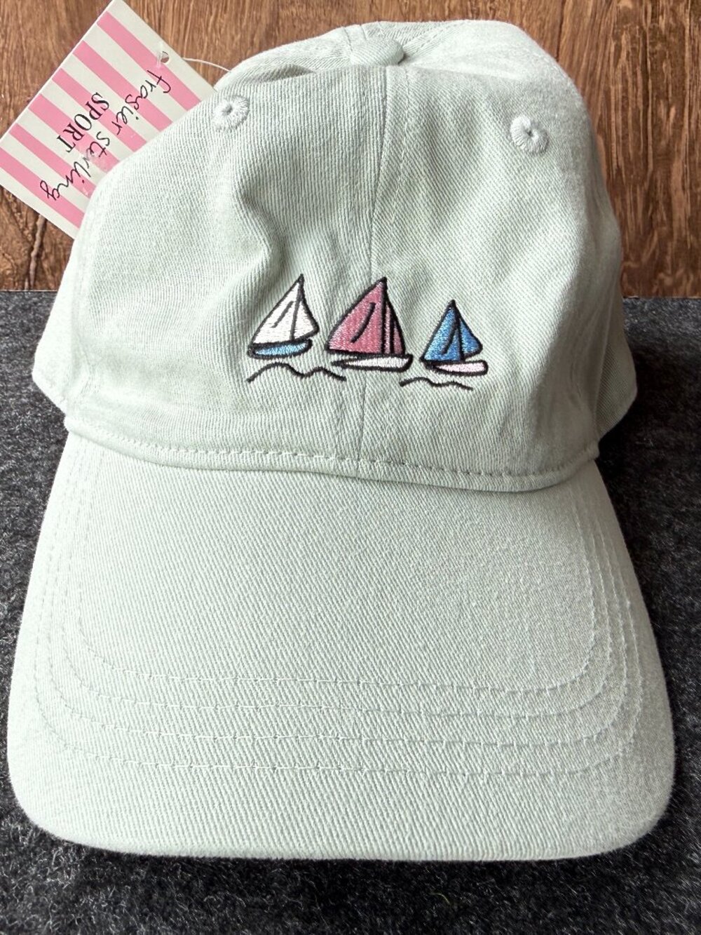 Frasier Sterling Sailboat Hat Green NWT Nautical Cap